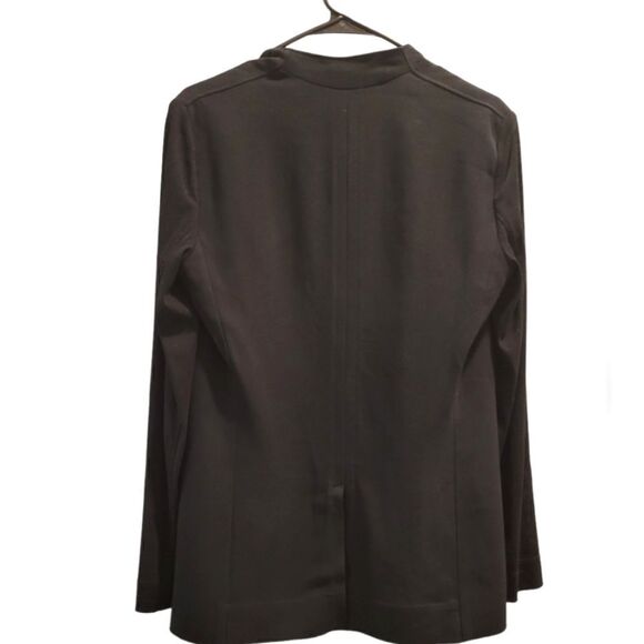 Helmut Lang size 8 Black Single Button Jacket blazer w mesh sleeves - Picture 3 of 9